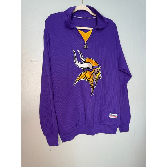 Vintage 90s NFL Starter Pro Line Minnesota Vikings sweatshirt - Picture 1 of 8